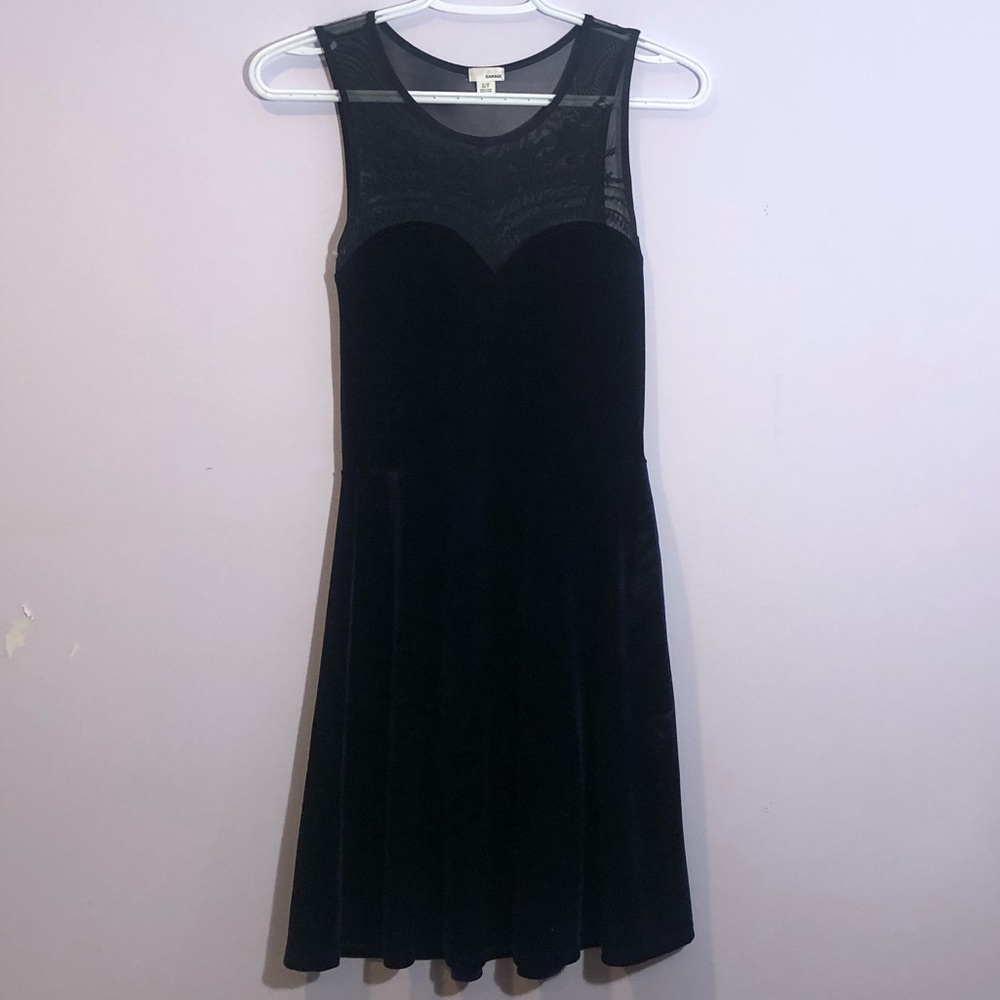 2 for 20‼️ Garage velvet navy blue mini dress